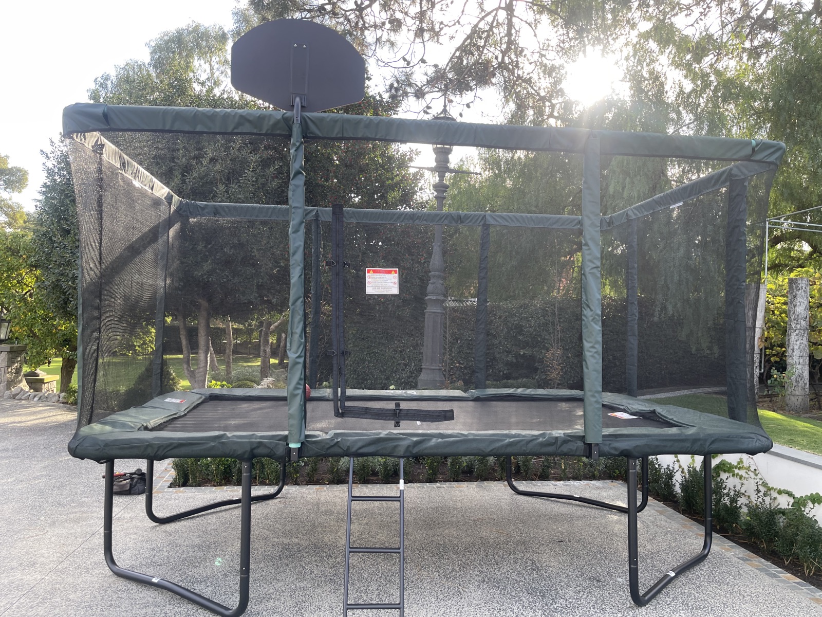Completed trampoline job in Beaumaris
